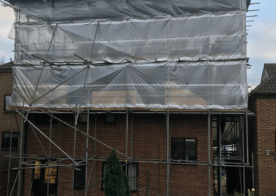 Temporary Roof Scaffold
