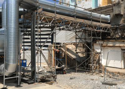 Air conditioning installation Corn Exchange, Leicester City Centre