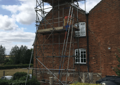 Chimney Scaffold, Slipton, East Northants